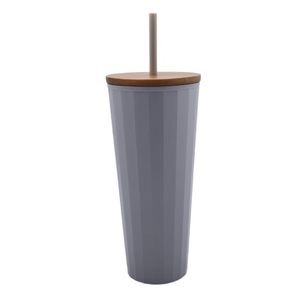Grey Plastic Textured Tumbler